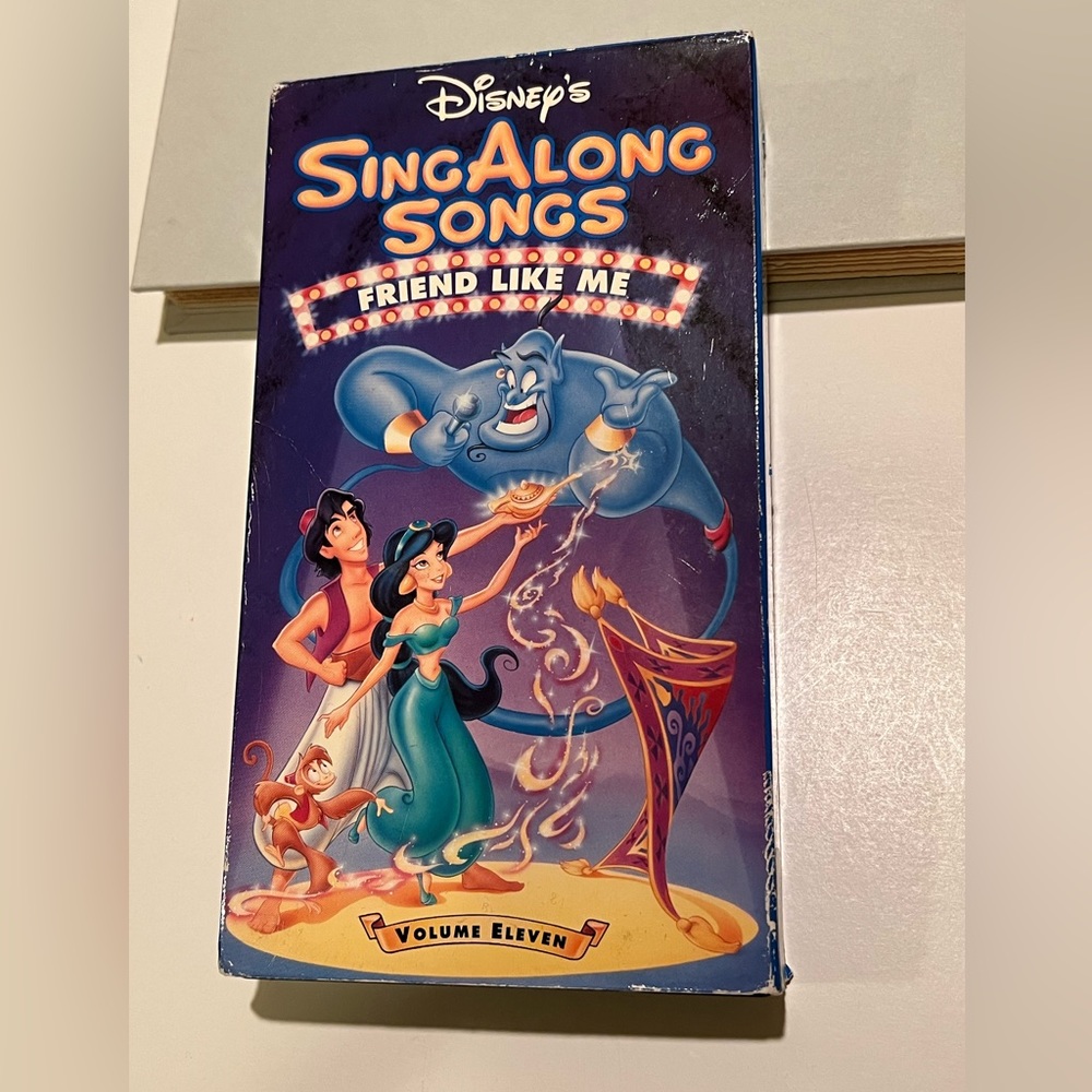 VINTAGE DISNEY SING ALONG SONGS VHS TAPE.
